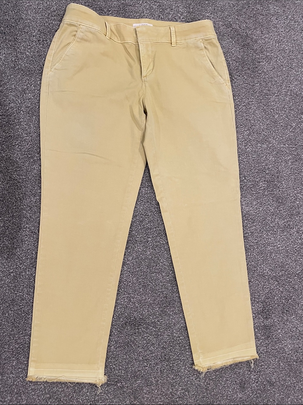 Women’s Mustard Yellow Straight leg ankle jeans